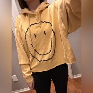 Free people smile hoodie XS/S